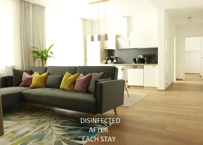 Am City Apartment 24H Self-Check-In, Free Parking, U-Bahn 350M, Netflix